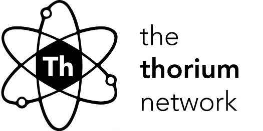 The Thorium Network Logo Black on White
