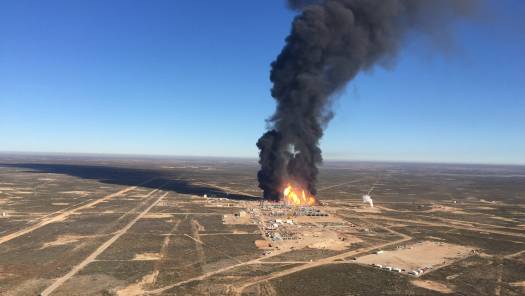 Ramsey Natural Gas Processing Plant in Orla, Texas 2015